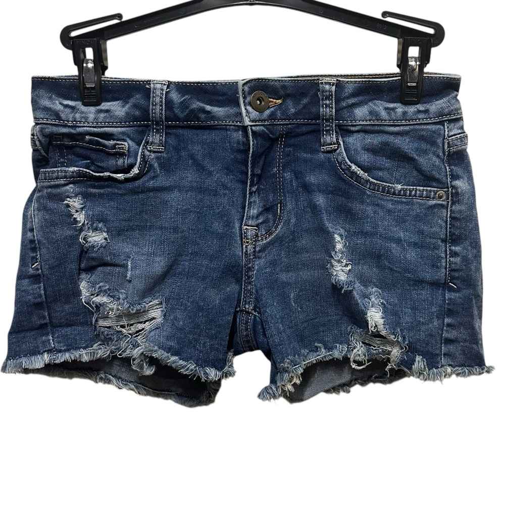 Arizona Jean Co. Distressed Denim Shorts Juniors Size 1